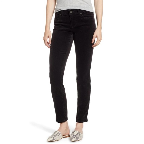 Kut from the Kloth Pants - Kut from the Kloth Black Skinny Diana Corduroy